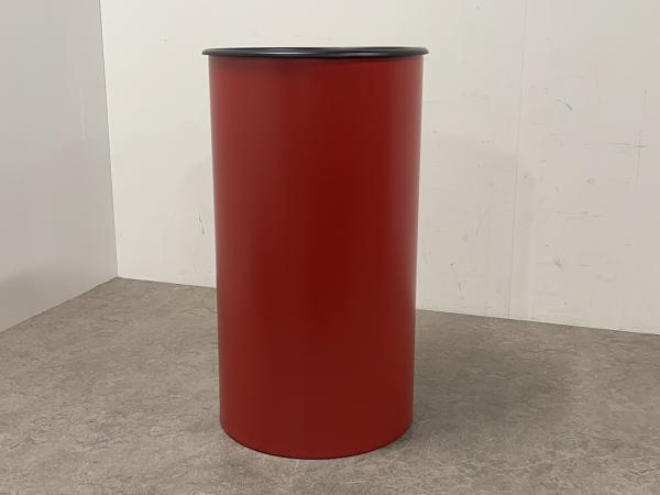Asbak 50L rond met doofzand rood