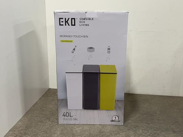 EKO prullenbak Morandi touch 40L wit