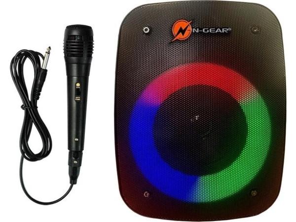 5x Party karaoke speaker + microphone