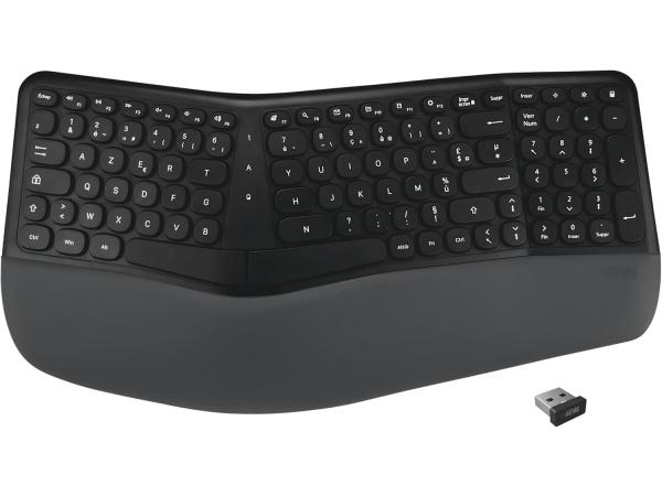 PM Ergonomisch draadloos toetsenbord, 2,4 GHz AZERTY