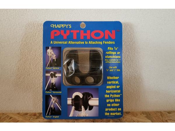 4x Fenderlijnhouder voor 22mm railing Happy's Python zwart