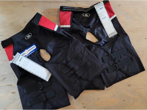 2x Freedom Hiking Pants harnas broek XL rood