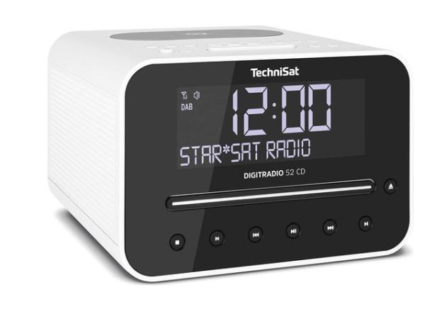 Technisat DAB Wekkerradio met CD-speler en Draadloos Opladen