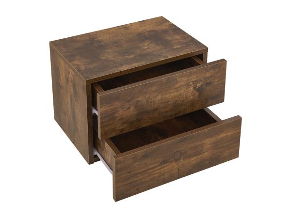 Zwevend Nachtkastje - 40 x 29 x 30 cm - Houtkleur 