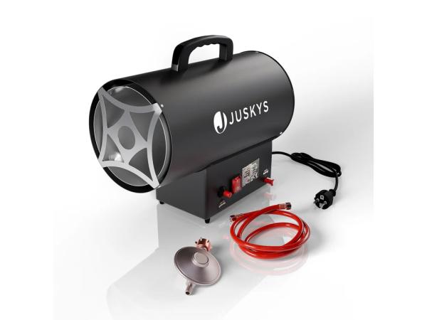 Gaskachelventilator / Mobiele Gaskachel - 30kW - Zwart