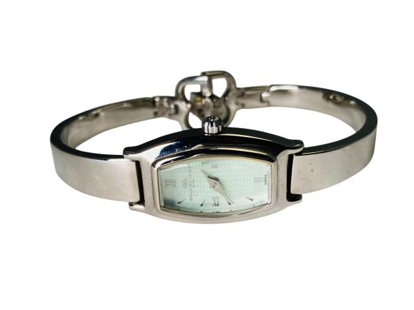 Vintage Balenciaga | 'BB' Swiss Bangle | Art Deco Revival