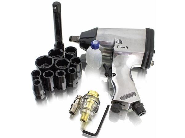 Slagmoersleutelset 15-delig