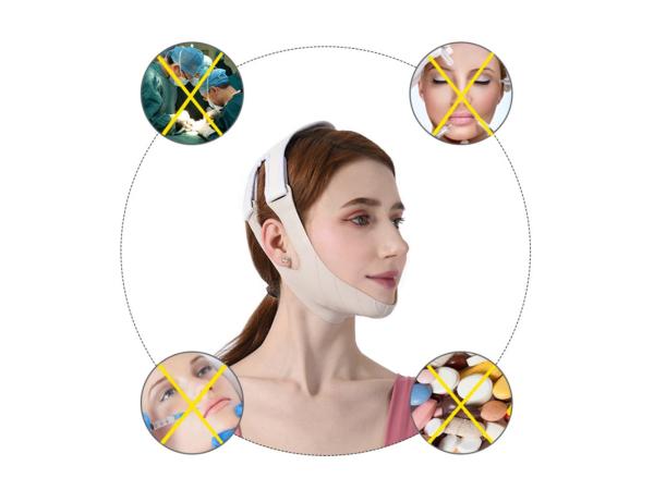 Gezicht V shape band -shapend en liftend - siliconen