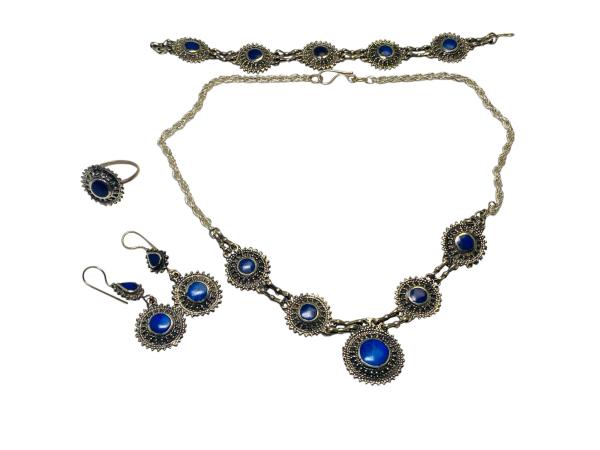 Zilveren Sieraden Set | Lapis Lazuli