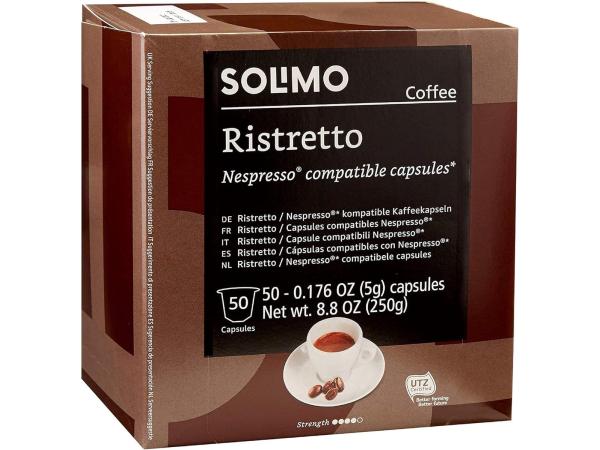 100 ristretto cups voor Nespresso