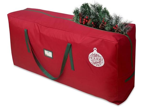 Pack of 2 HOLIDAY SPIRIT Christmas Tree Opbergtas (Rood)