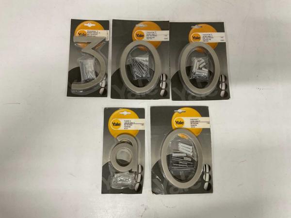 Yale huisnummer set 5-delig