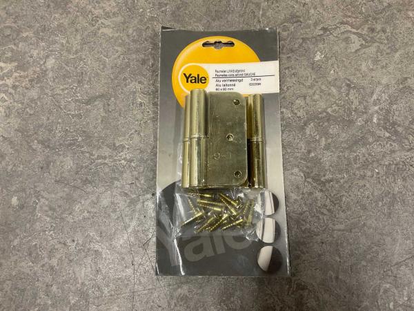 6x Yale Paumellen 80x80 mm set linkse uitvoering