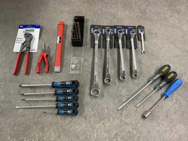Handgereedschap set 17-delig
