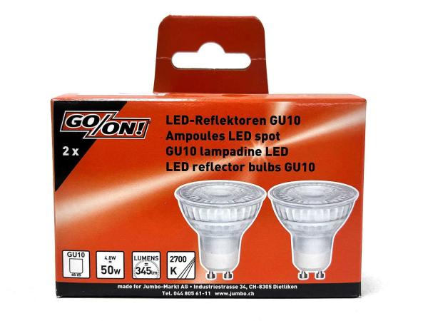 20x Go-On! led-spot 2-pack 4,8W GU10