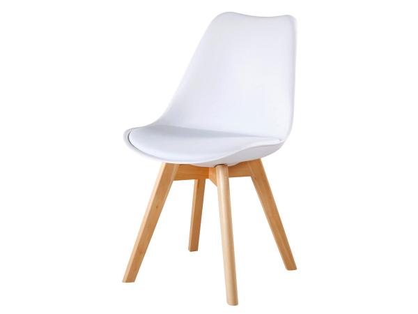 2x Home Collection eetkamerstoel Lisa wit design