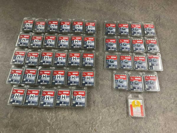 Novus nieten & nagels 8/12/16mm 45-delig