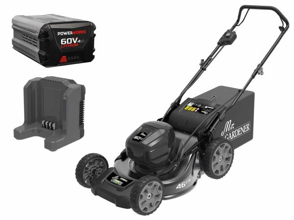 Mr. Gardener grasmaaier accu 4-in-1 4Ah 60v