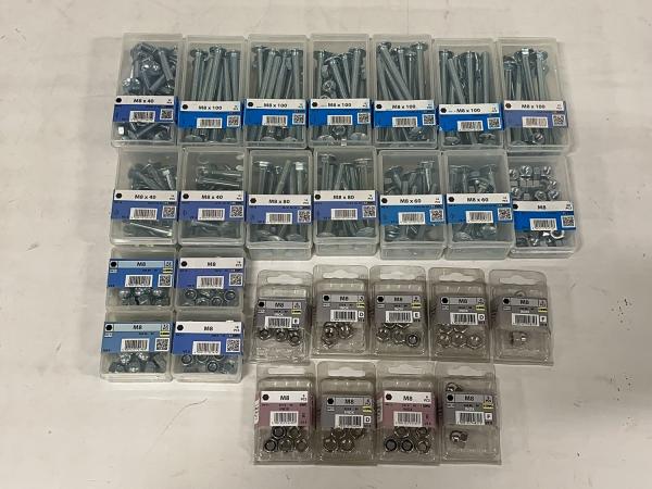 SWG bouten en moeren set 27-delig