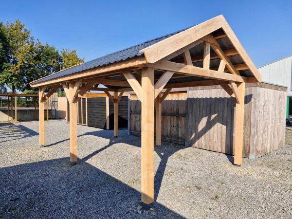 Klassieke zadeldak overkapping  1540x410x340 cm