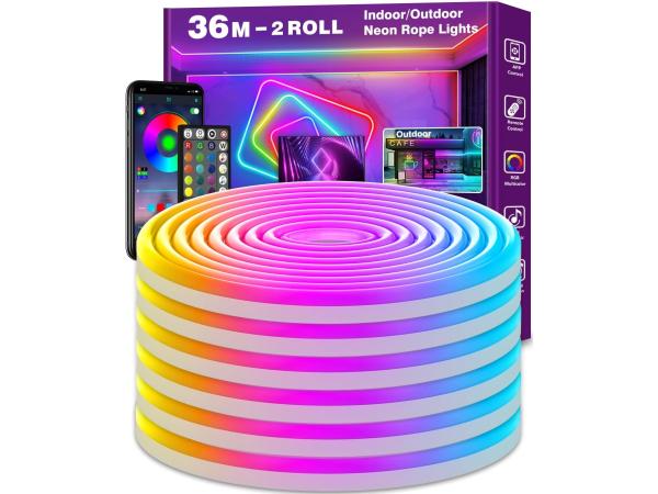 Led-neonlichtsnoer, 36 m