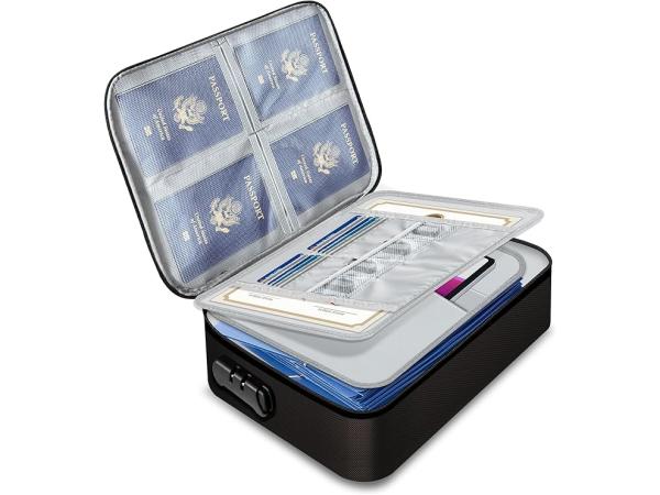 Vuurvaste documententas met slot