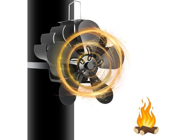 warmteaangedreven kachelventilator