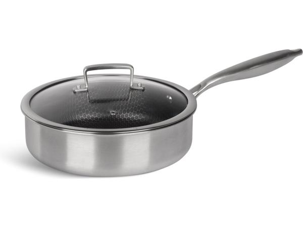 Hapjespan met Deksel 24cm