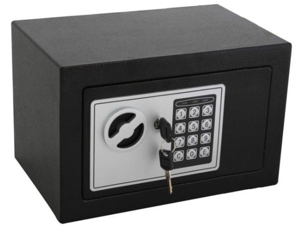 Elektronische Kluis met Code en 2 Sleutels