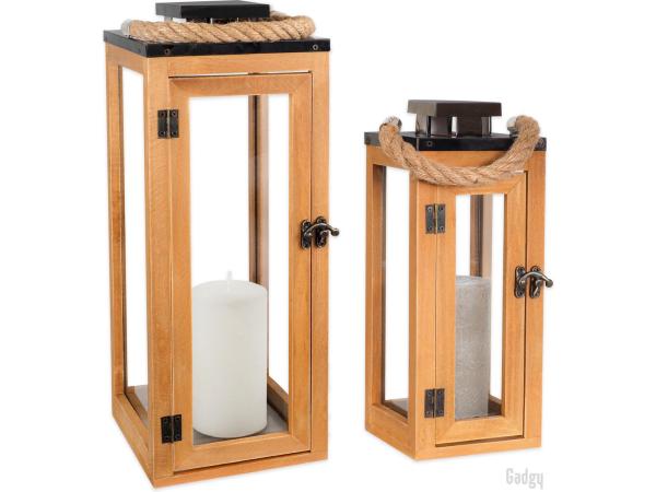 Gadgy Lantaarn Set - Lantaarn Windlicht 2 stuks