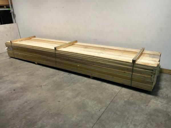 30x Vuren balk geschaafd 540x12x3,8cm