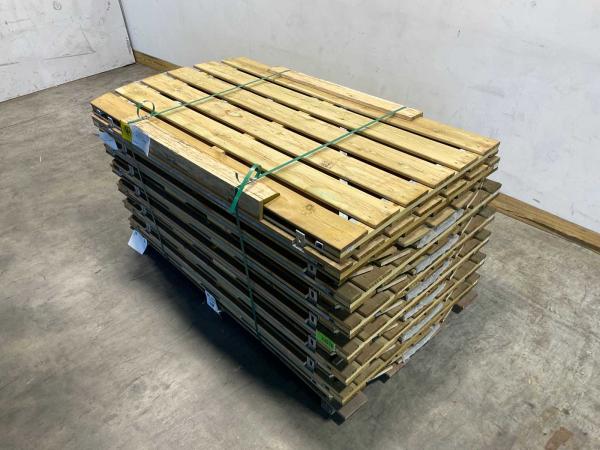 2x Grenen tuindeur met toog 100x180cm