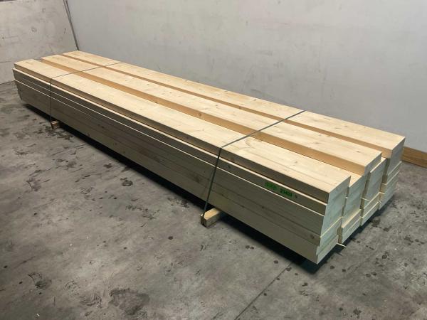 12x Vuren balk geschaafd 450x25x7,5cm