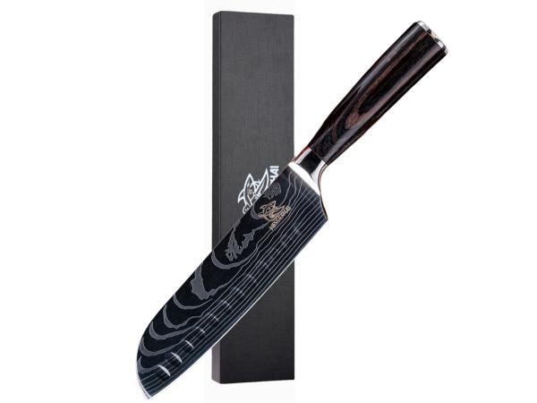 Messerhai Santoku 20 cm RVS Sakura