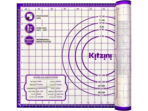 Kitzini Siliconen gebakmat, antislip bakmat, 63 x 40 cm