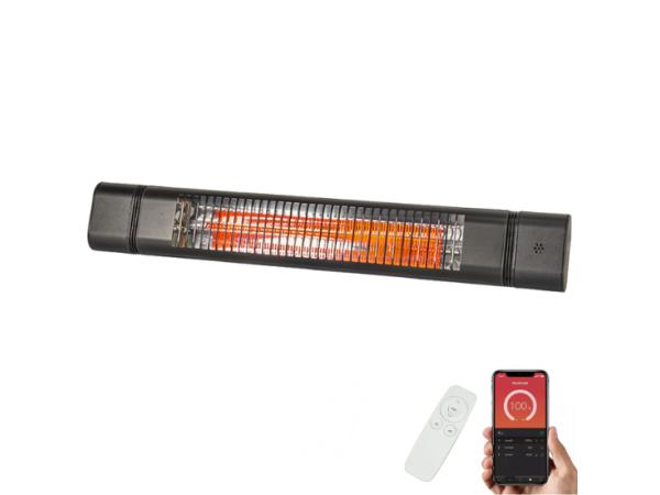 W2Go Blue Line Terrasverwarmer 2000 Watt Carbon Heater met Afstandsbediening en Bluetooth App
