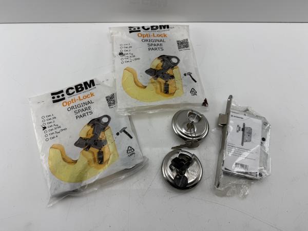 Slotonderdelen + cilindersloten + CBM OptiLock parts