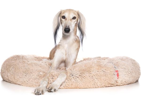 Snoozle Donut Hondenmand - 80cm - Creme Bruin