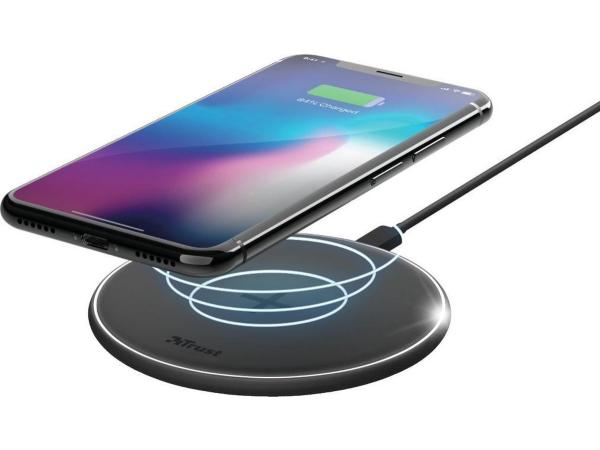 Trust Qylo - Snelle draadloze oplader - QC3 - Zwart