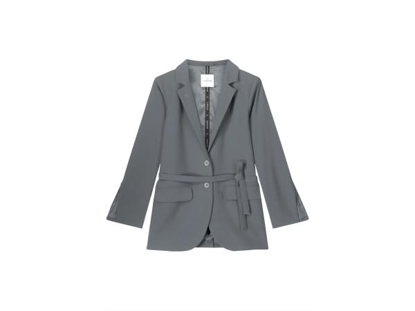 Summum Blazer Viscose blend stretch Maat 40 Grijs