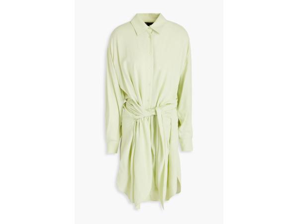 MAJE Mini-jurk van crêpe de Chine maat 34 met strikdetail