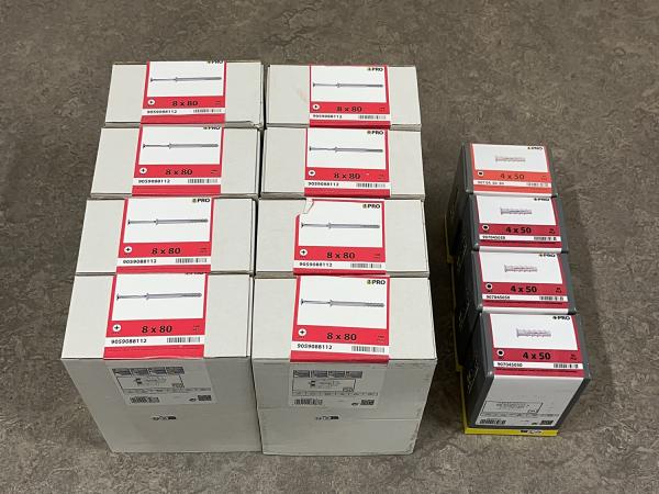 SWG slag- en gasbetonpluggen set 12-delig