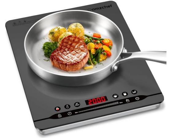 AMZCHEF - Enkele inductiekookplaat 2000W