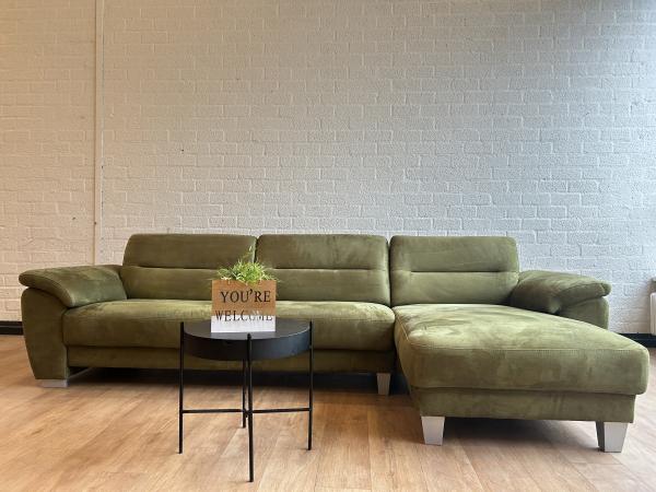 Luxe Groene H&H Hoekbank