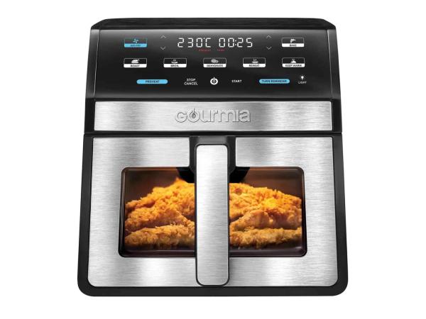 Gourmia airfryer met kijkvenster 7,6L zwart