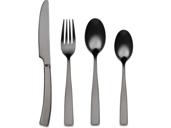 Bestekset zwart 24-delig