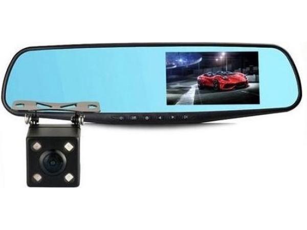 iBello dashcam achteruitrijcamera in spiegel