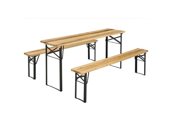 Biertafel / bierbank biertafelset - 3-delig - 170cm