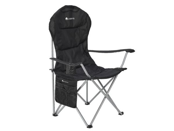 Inklapbare Campingstoel / Vouwstoel Lido - Zwart