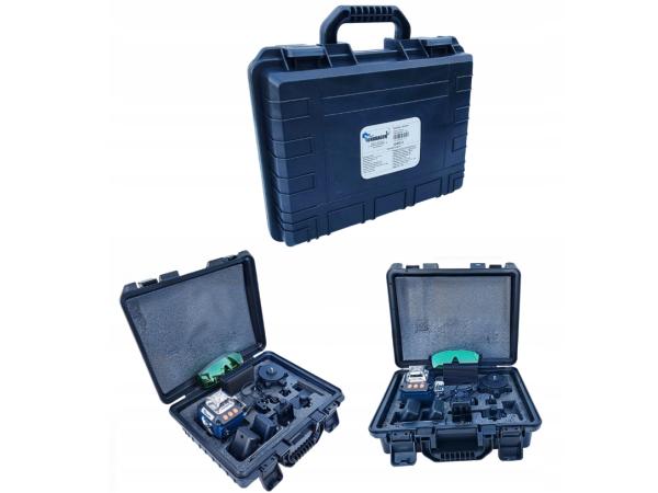 Zelfnivellerende 4D Groene Kruislaser – 360° | 2 Batterijen